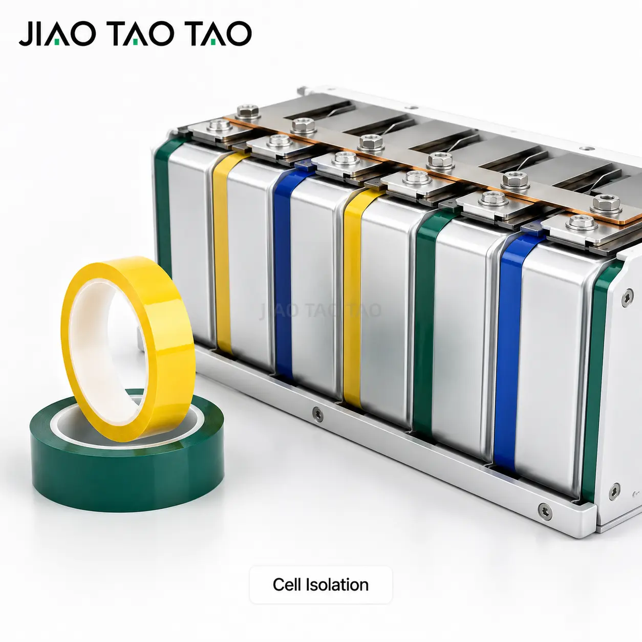 Custom mylar tape for battery pack insulation